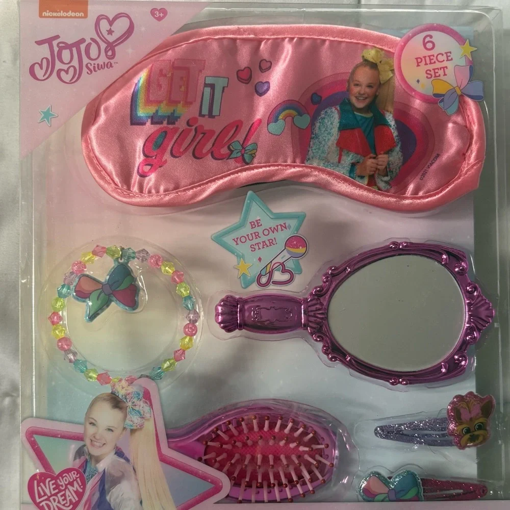 JoJo Siwa Pink and Purple 6-Piece Accessory Set NEW !